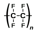 The molecular formula of PTFE