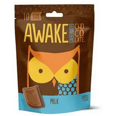 awake chocolate pouch packaging