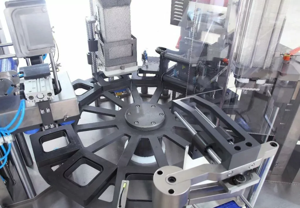 Automatic Tray Filling & Capping Machine