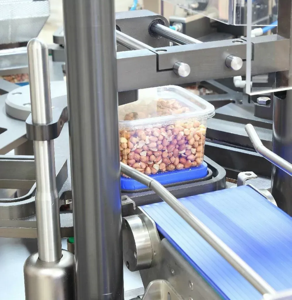 Automatic Tray Filling & Capping Machine
